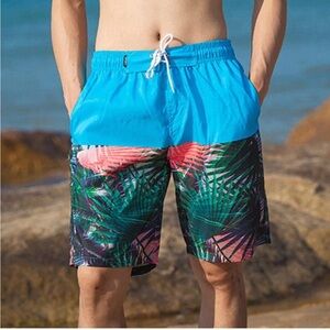 Tailor Pal Love Mens Medium Board Shorts Swim Trunks Tropical Vacation Beach NWT